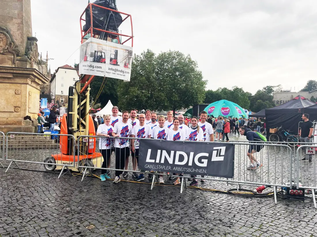 Team LINDIG in Erfurt zum RUN Unternehmenslauf
